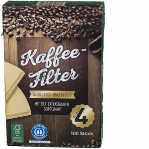 فیلتر قهوهKaffee Filter سایز 4 100 عددی